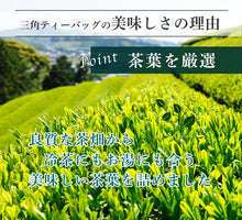 Load image into Gallery viewer, 三角ティーバッグ ほうじ茶(15個入り)急須にも・水出し冷茶にも